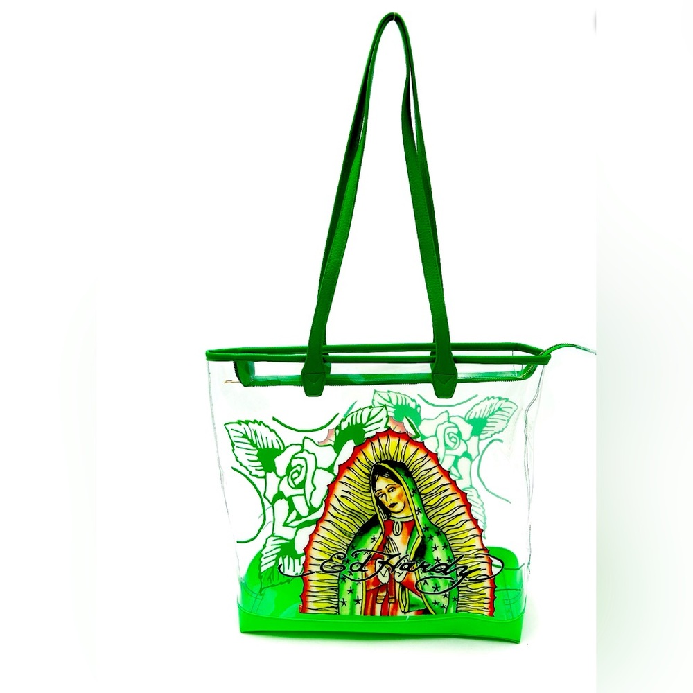 NWT Ed Hardy Virgin Mary Tote Bag